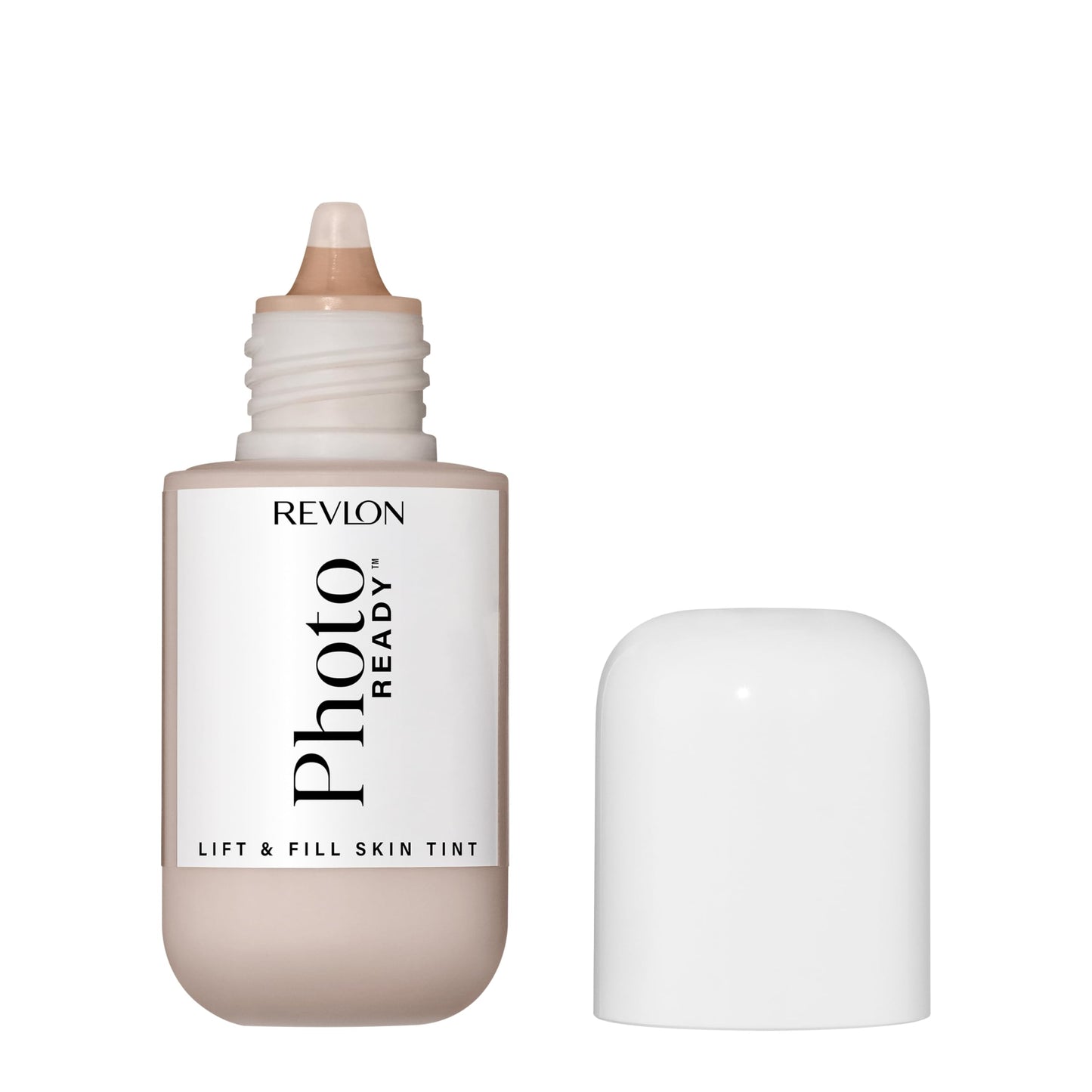 Revlon PhotoReady Lift + Fill Skin Tint, Multi-Use Glow Enhancer, Base & Highlighter for Glowing Skin, Sheer Coverage, 140, 1 fl oz