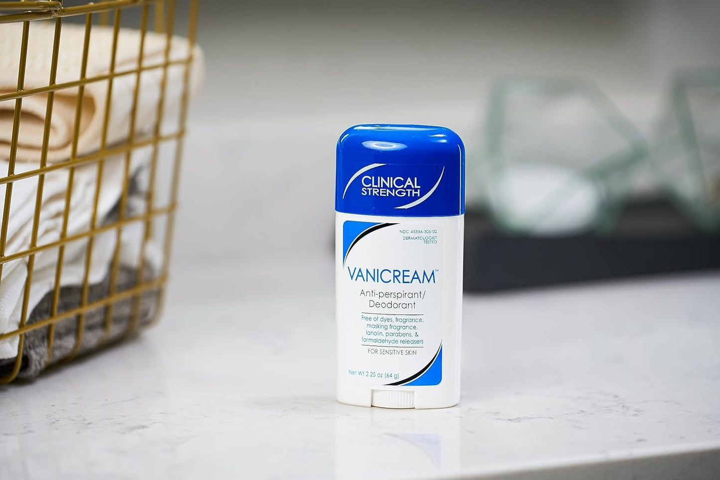 2 Value Pack Vanicream Anti-Perspirant Deodorant Clinical Strength Sensitive Skin 2.25 Ounces