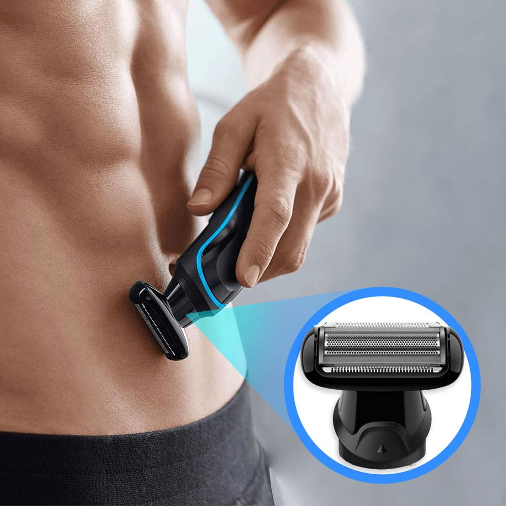 Anakel Home Replacement Shaver Head 81634460 for Braun Multi Grooming Body Shaver | Compatible with MGK3080, 5515, 5541 & 5544 Models