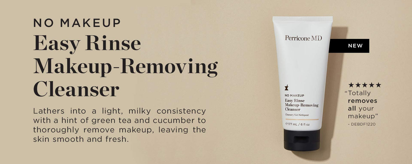 Perricone MD No Makeup Easy Rinse Makeup-Removing Cleanser, 6 fl. oz.
