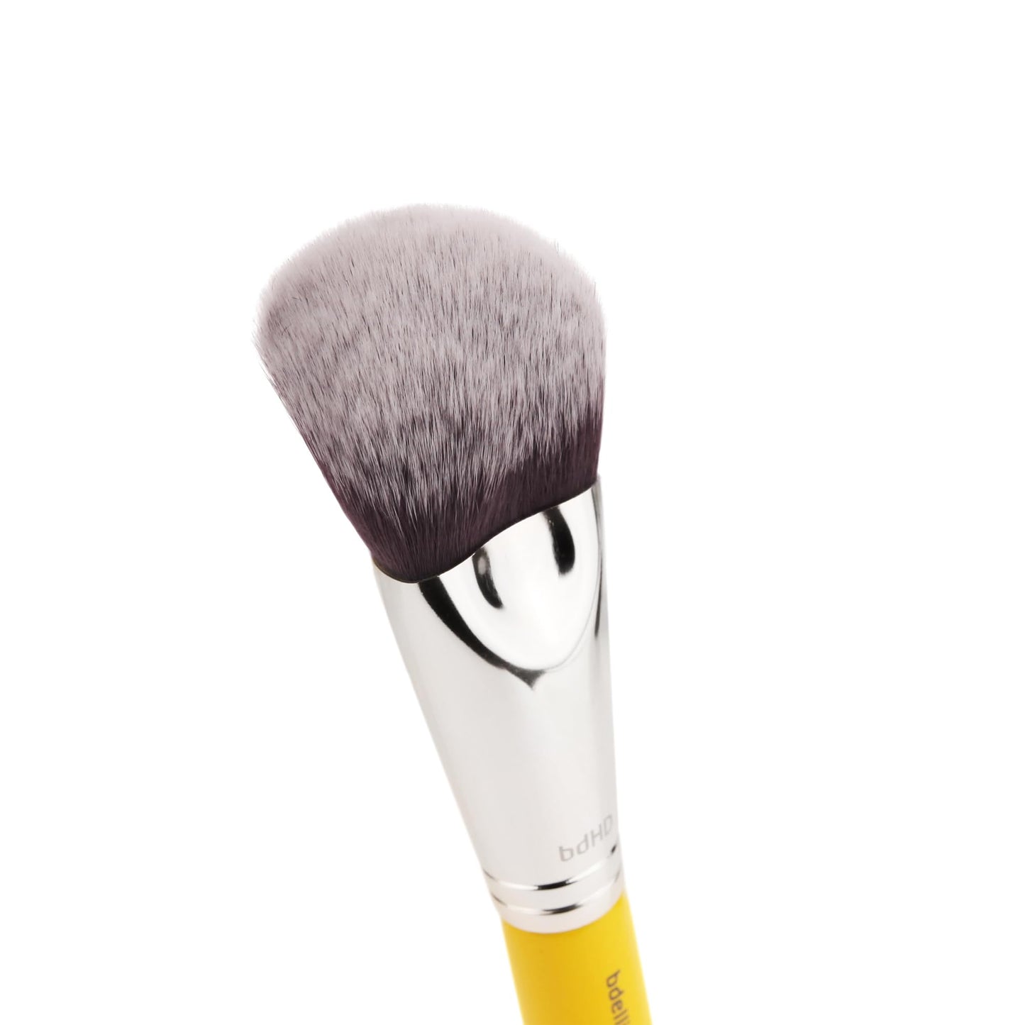 Bdellium Tools Professional Makeup Brush - Studio Series 988 BDHD Phase I Large Face Foundation/Powder - With Soft Synthetic Fibers, For Application & Blending (Yellow, 1pc)