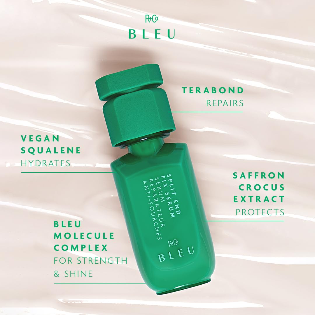 R+Co BLEU Split End Fix Serum | Seals Split Ends + Enhances Softness + Reinforces Strength | Vegan, Sustainable + Cruelty-Free | 2 Fl Oz