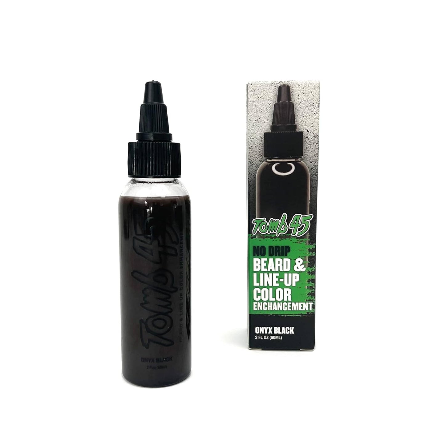 Tomb45 Beard Coloring Kit - Waterproof & Shampoo-Safe | Klutch Card 2.0 (Red) & Onyx Black