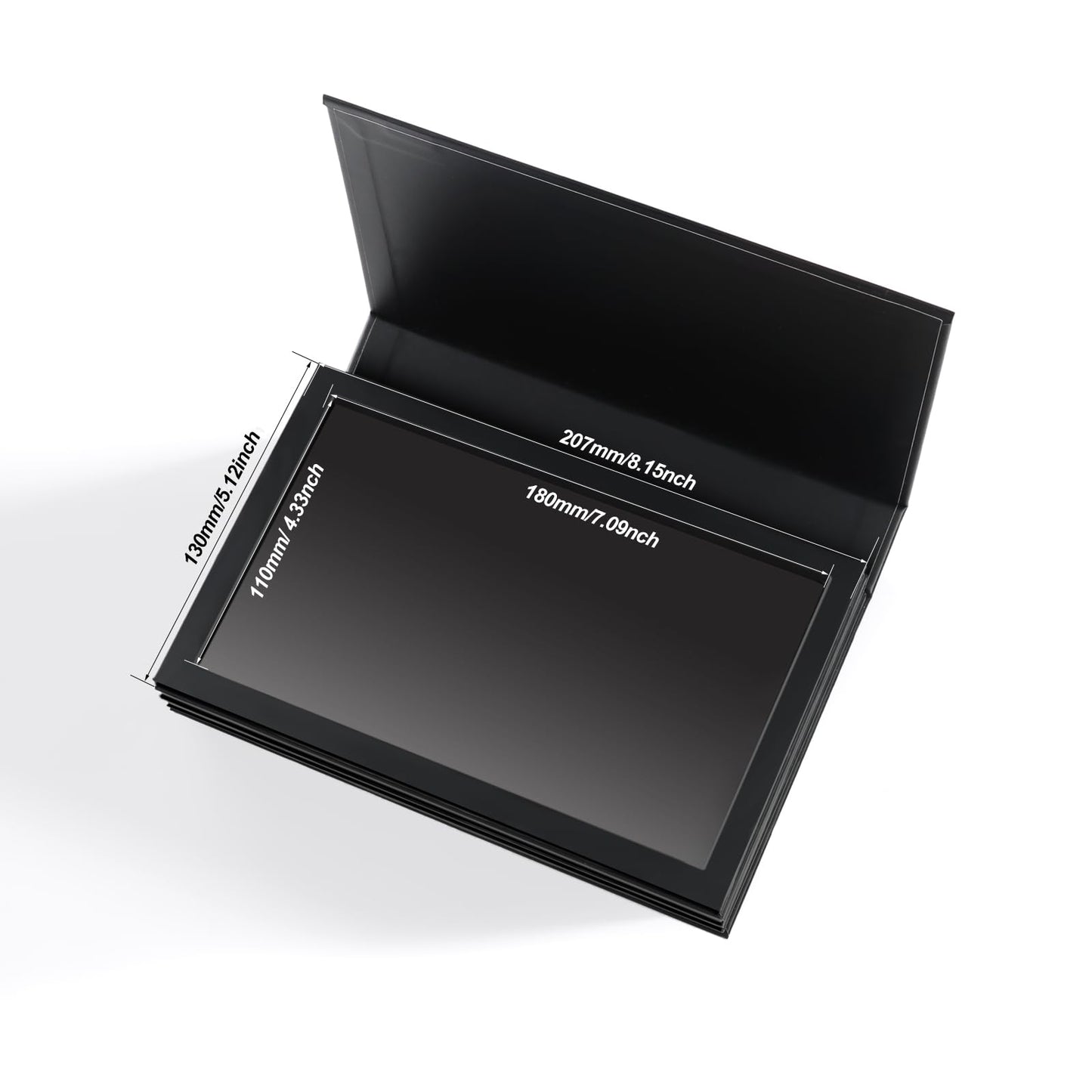 SZDYM 4-Layer Magnetic Makeup Palette Empty, Large Depotting Makeup Palette for Eyeshadow, Blush Powder, Lipstick