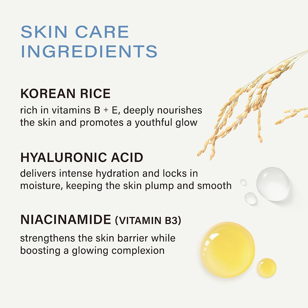 Melixir Airfit Invisible™ Sunscreen SPF 50, Broad Spectrum Korean Rice Sunscreen for Face, Hyaluronic Acid, Moisturizing Daily Protection for Sensitive Skin, No White Cast, Waterproof (1.7fl.oz./50ml)