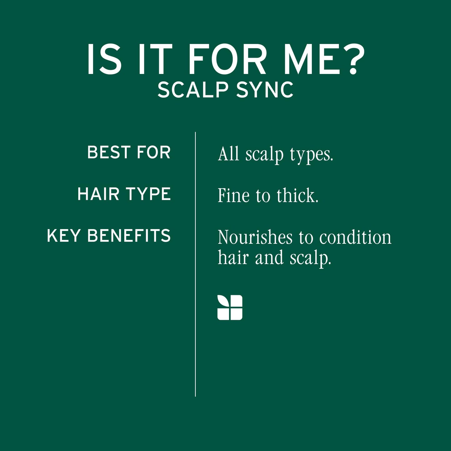 Biolage Scalp Sync Universal Conditioner - Nourishing & Hydrating for All Scalp Types, Lightweight Moisturizing & Conditioning, Fermented Tea Blend & Glycolic Acid, Vegan & Paraben-Free, 7.9 Fl Oz