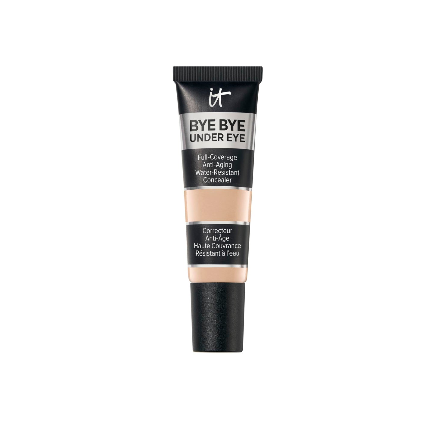 IT Cosmetics Bye Bye Under Eye Concealer (Light Natural) - Waterproof, Full Coverage Brightening Concealer For Dark Circles, Fine Lines, Redness & Discoloration, Anti-Aging, 24H Wear - 0.4 fl oz