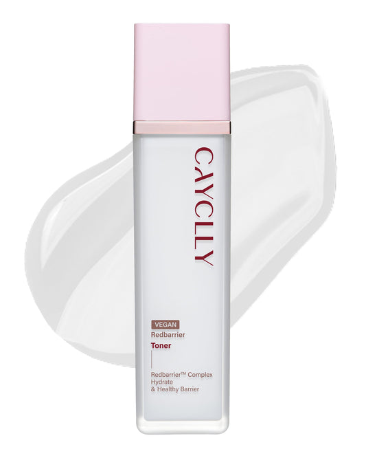 Cayclly Redbarrier Hydrating Toner | Vegan Face Toner with Peptides, Ceramide & Niacinamide for Skin Barrier Repair & Anti-Aging | Korean Skincare for Stressed, Sensitive & Dry Skin, 5.07 fl. oz.