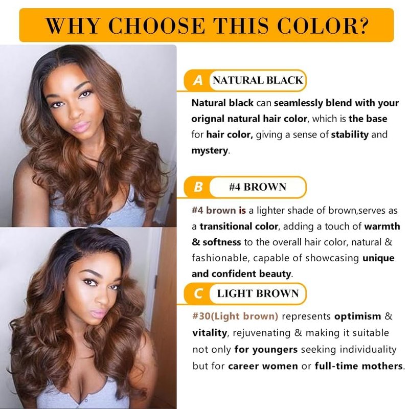 QTHAIR 1B/4/30 Ombre Body Wave HD Closure 18A 4x4 Transparent Color Swiss Lace Closure Brazilian Body Wave Closure Unprocessed Virgin Human Hair Dark Roots 3 Tone 1B/4/30 Wavy Human Hair(14in)