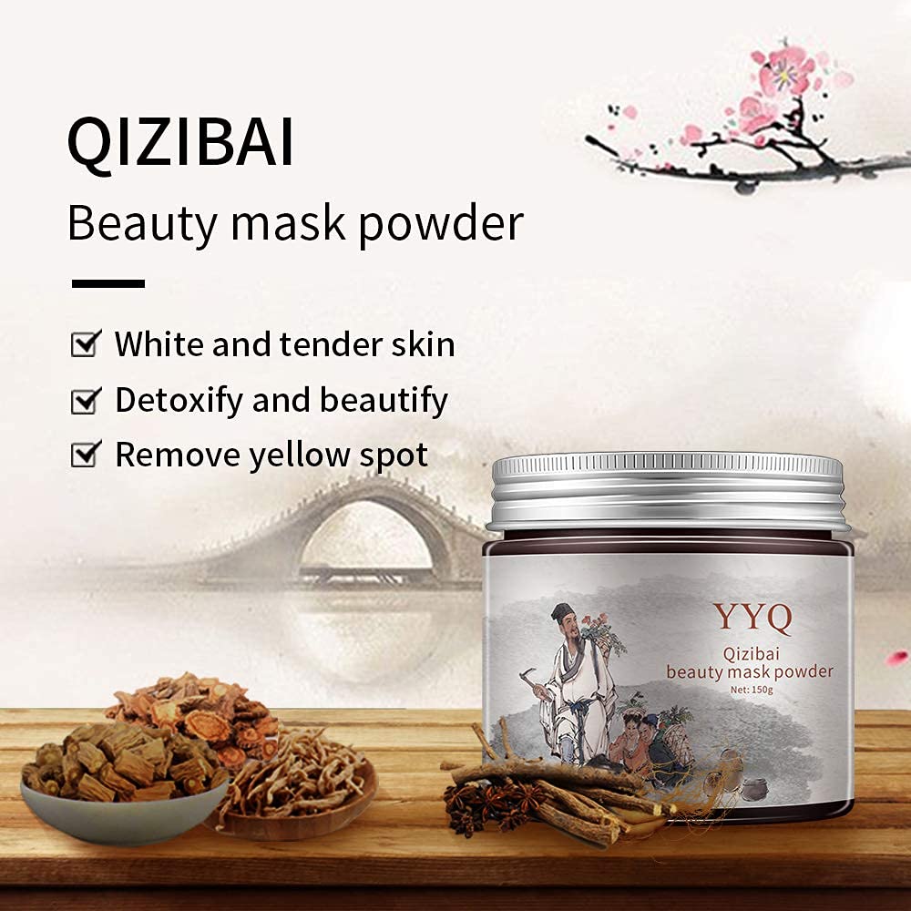 YYQ Facial Powder Natural Cleansing Face Care Nourishing Skin Brightening150g