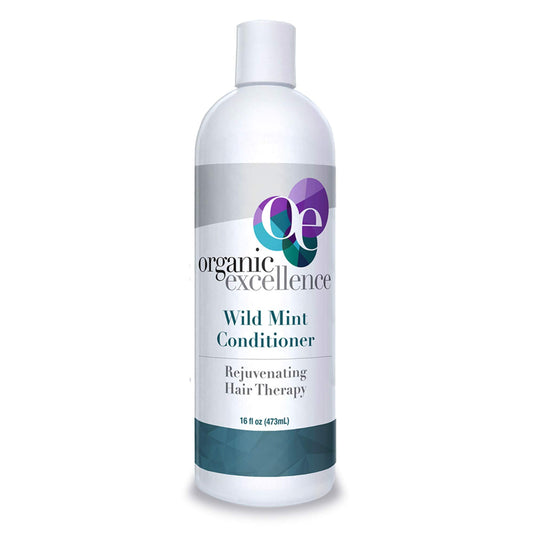 Organic Excellence Wild Mint Conditioner, Moisturizing, Lightweight 16 oz