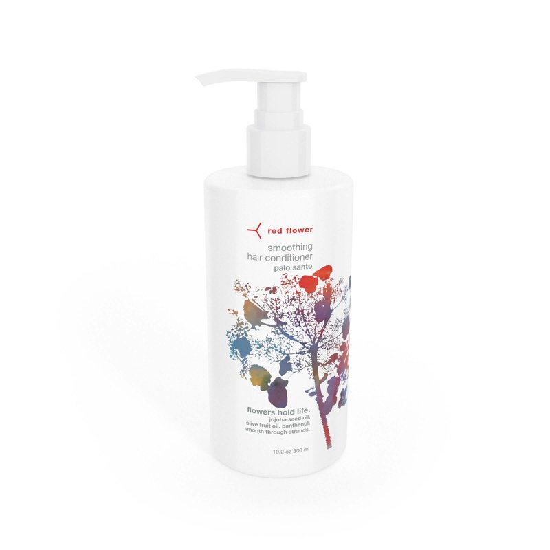 Red Flower Palo Santo Smoothing Hair Conditioner – Vitamin-Rich Moisture & Frizz Control Treatment for All Hair Types, Vegan & Sulfate-Free 10 oz