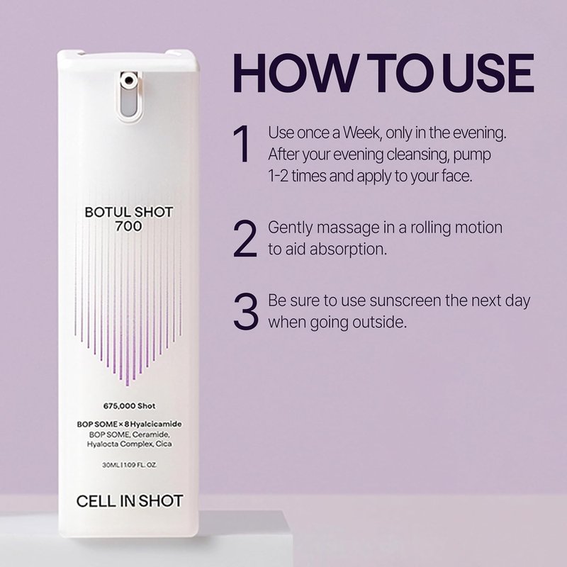 BOTUL SHOT 700 - Korean Microneedling Skin Booster with Centella Asiatica, Hyaluronic Acid and BOP SOME for Daily Pore Tightening. 1.09 fl.oz (30 ml)