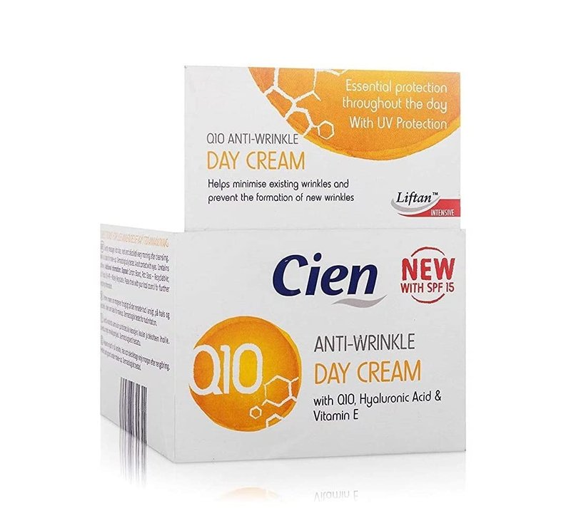Set of 3 Anti-Wrinkle DAY CREAM - NIGHT CREAM - EYE CREAM - with q10, Hyaluronic Acid & Vitamin E