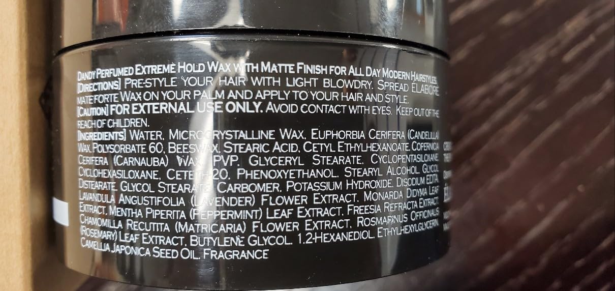 Elabore Matt Forte - Perfume Wax 3.53 fl.oz/ 100g