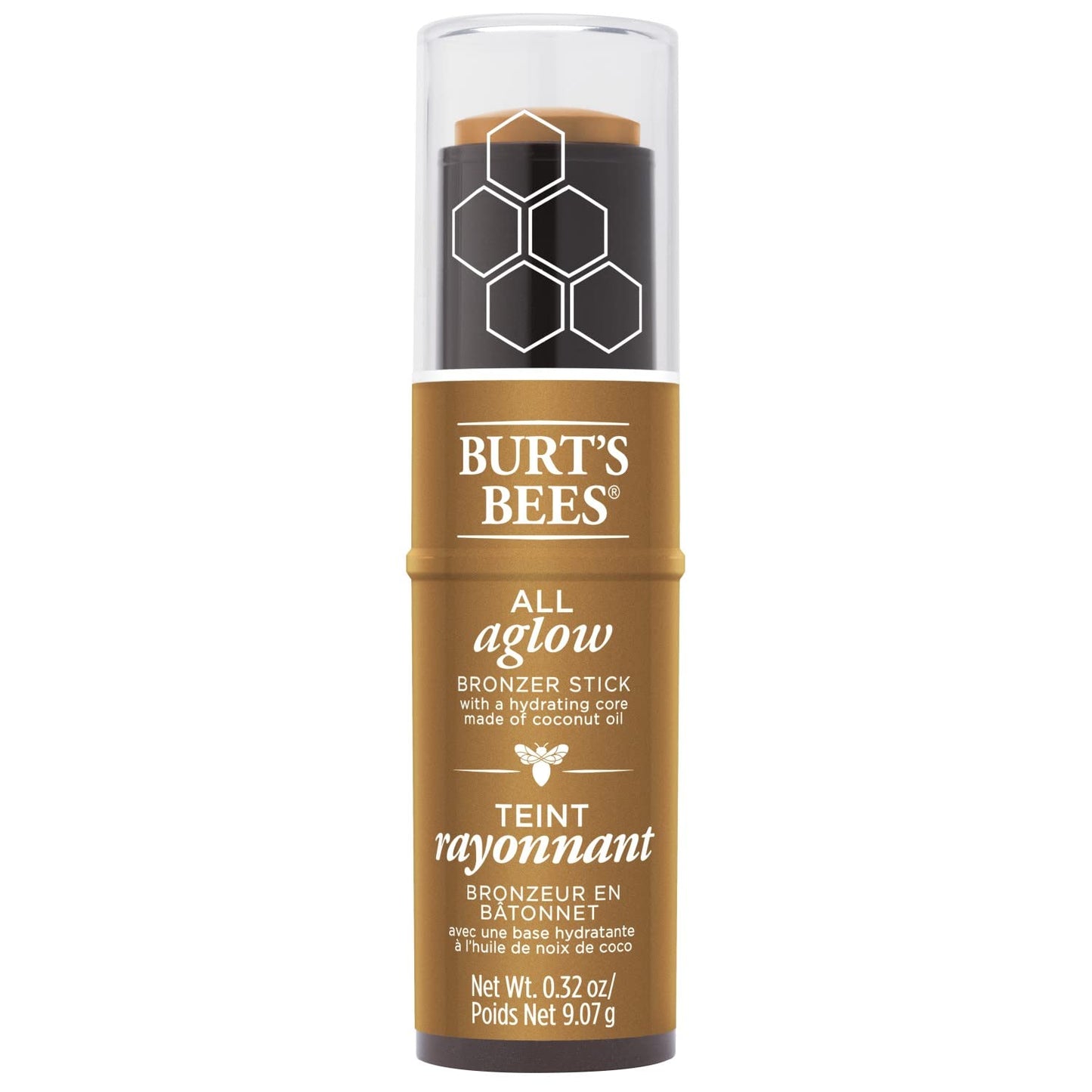 Burts Bees 100% Natural All Aglow Bronzer Stick, Bronze Splash - 0.3 Ounce