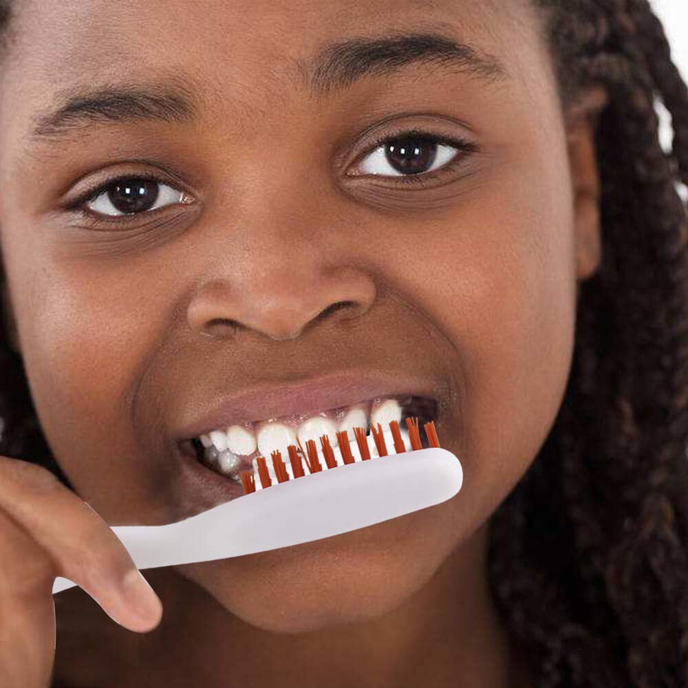 DR PERFECT Extra Hard Toothbrushes Firm Toothbrush for Smoker's Teeth Whitening Pack of 12