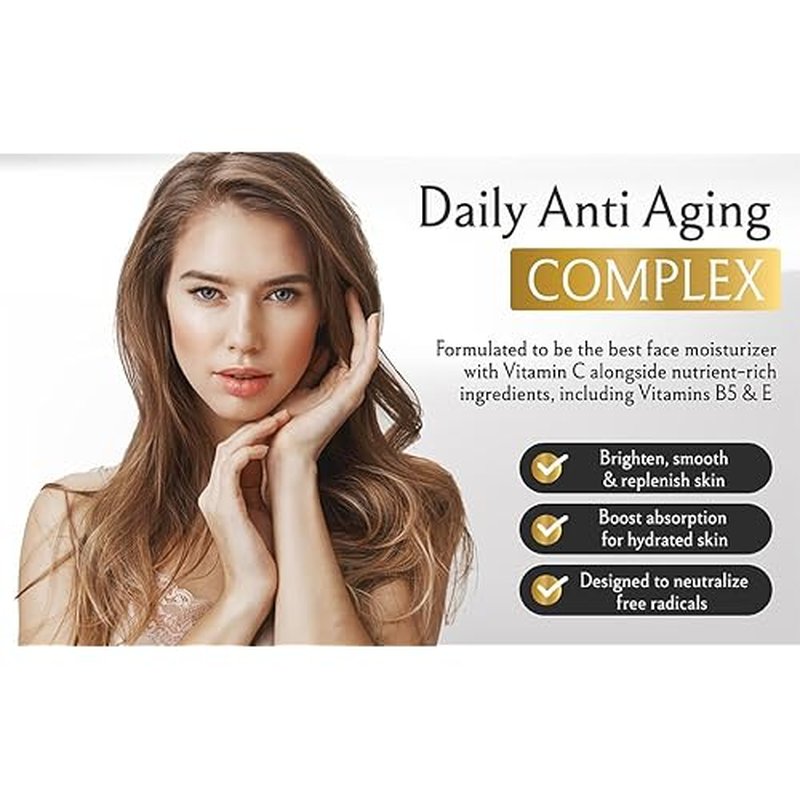 Vitamin C & Propolis Serum ? Daily Defense Brightening & Hydrating Antioxidant Face Serum for Sensitive Skin & Even Tone