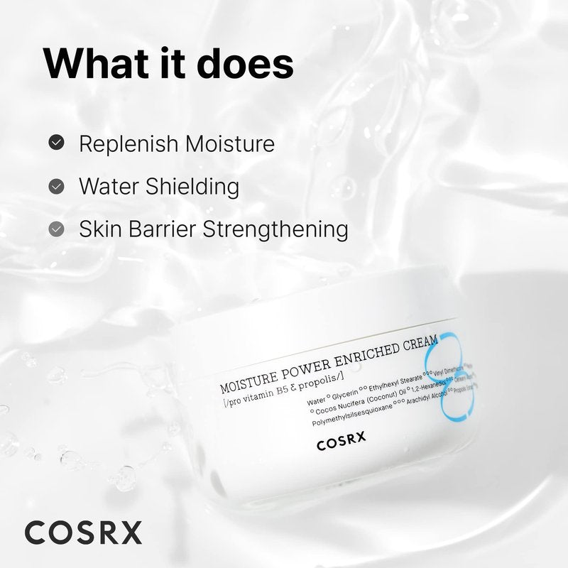 COSRX Hyaluronic Acid Moisturizer for Day & Night with Pro Vitamin B5 (D Panthenol) 50ml/1.69 fl.oz | Propolis Extract, Ceramide, Long Lasting Hydration for Dry, Sensitive Skin, Korean Skin Care