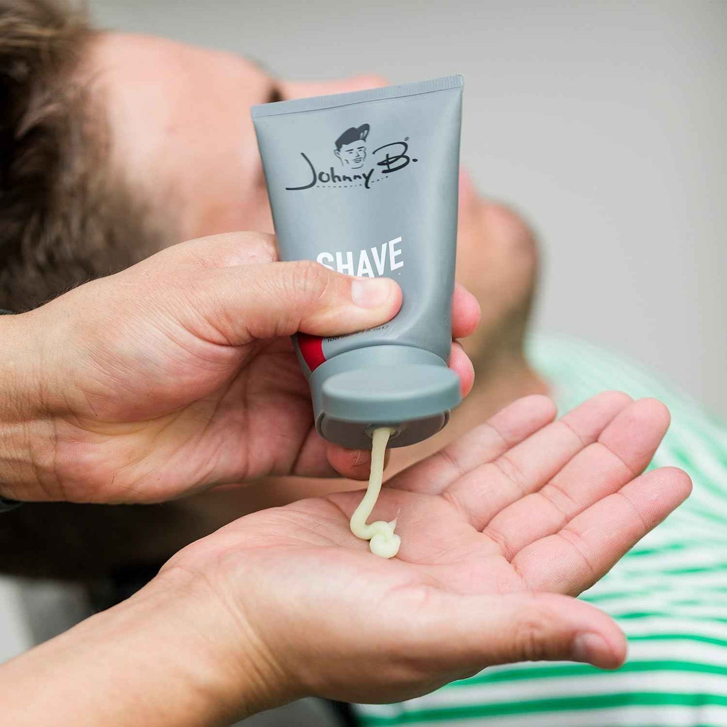 JOHNNY B. Professional Men's Shave Cream Tube 3.3 oz.