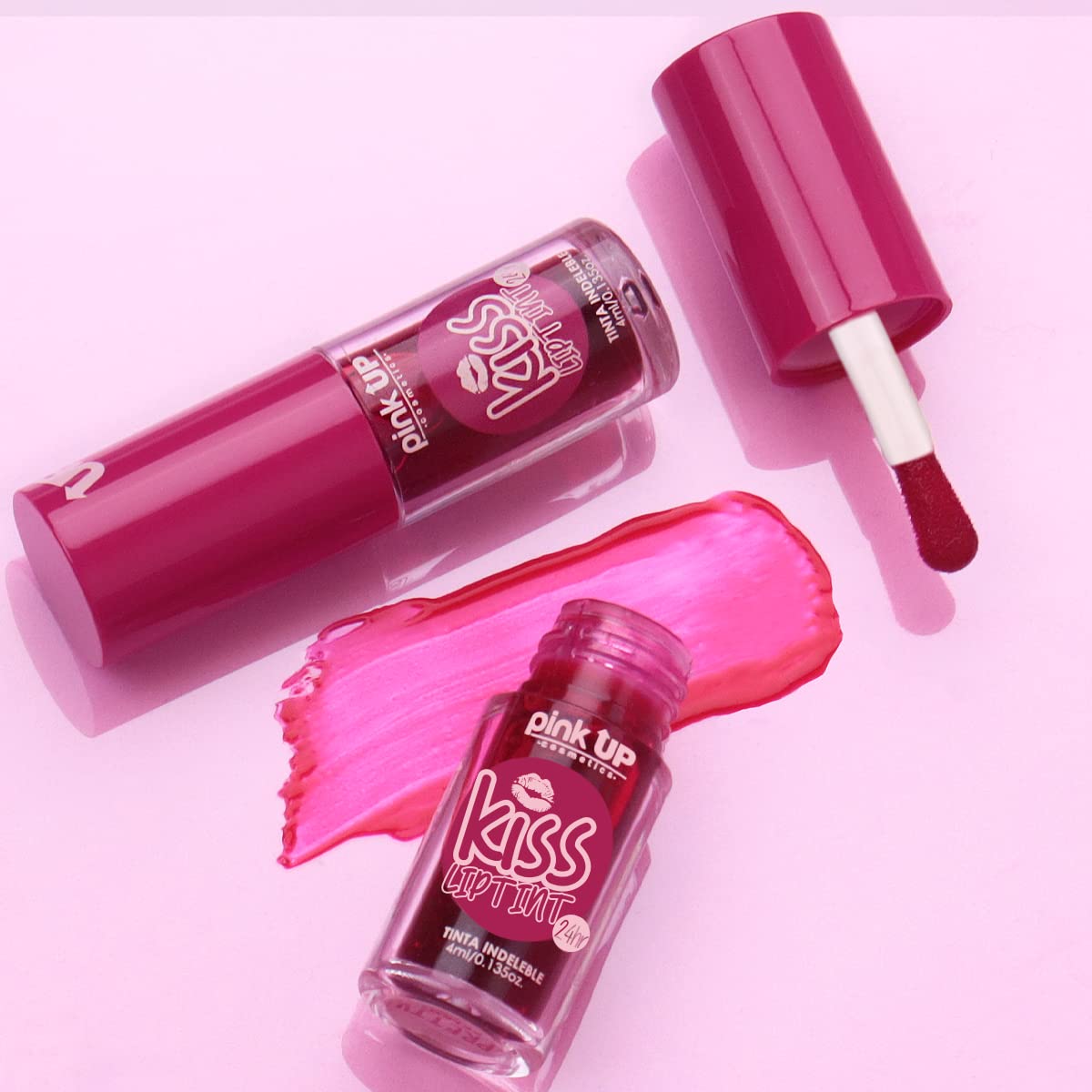 Pink Up Kiss Lip Tint | Lip Tint Stain | Lip | Long-lasting lip tint | Non-transferable | Intense colours | Natural effect | Lips | Eyes and Cheeks | Non-drying | Color Pretty