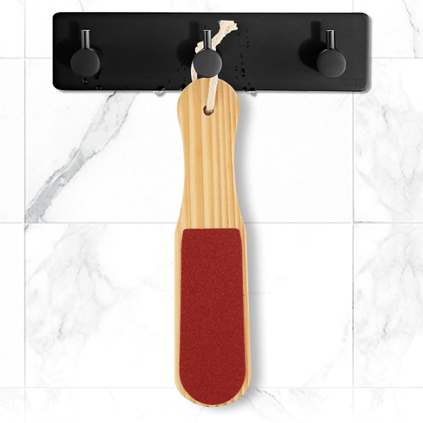 Foot rasp Foot File and Callus Remover. Best Foot Care Pedicure Surface Tool to Remove Hard Skin. Can be Used on Both Wet and Dry feet,Wood Foot File