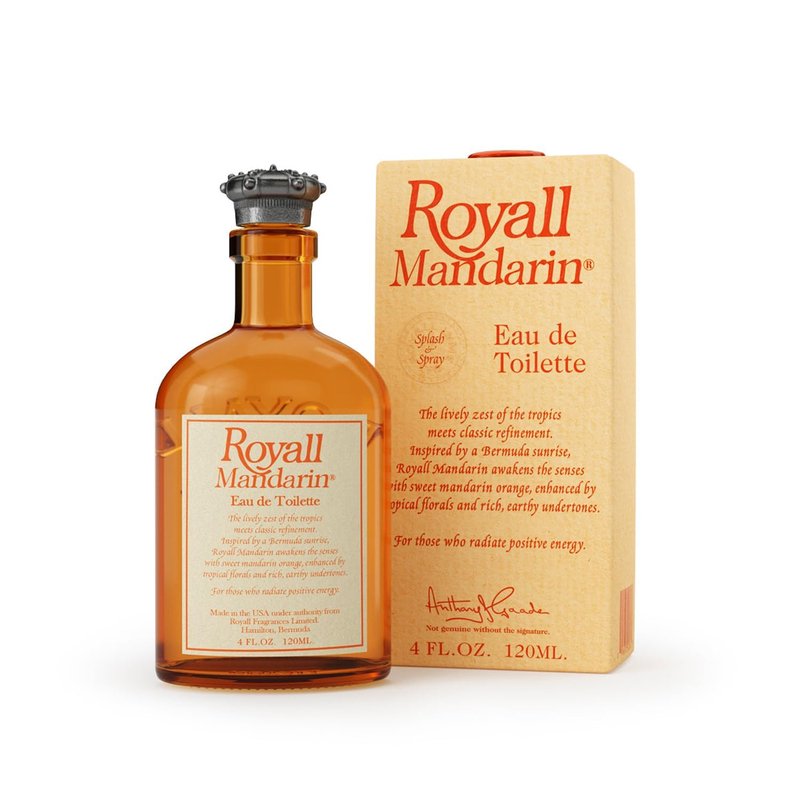 ROYALL FRAGRANCES Royall Mandarin Orange Aftershave Lotion Cologne Spray 4 Oz