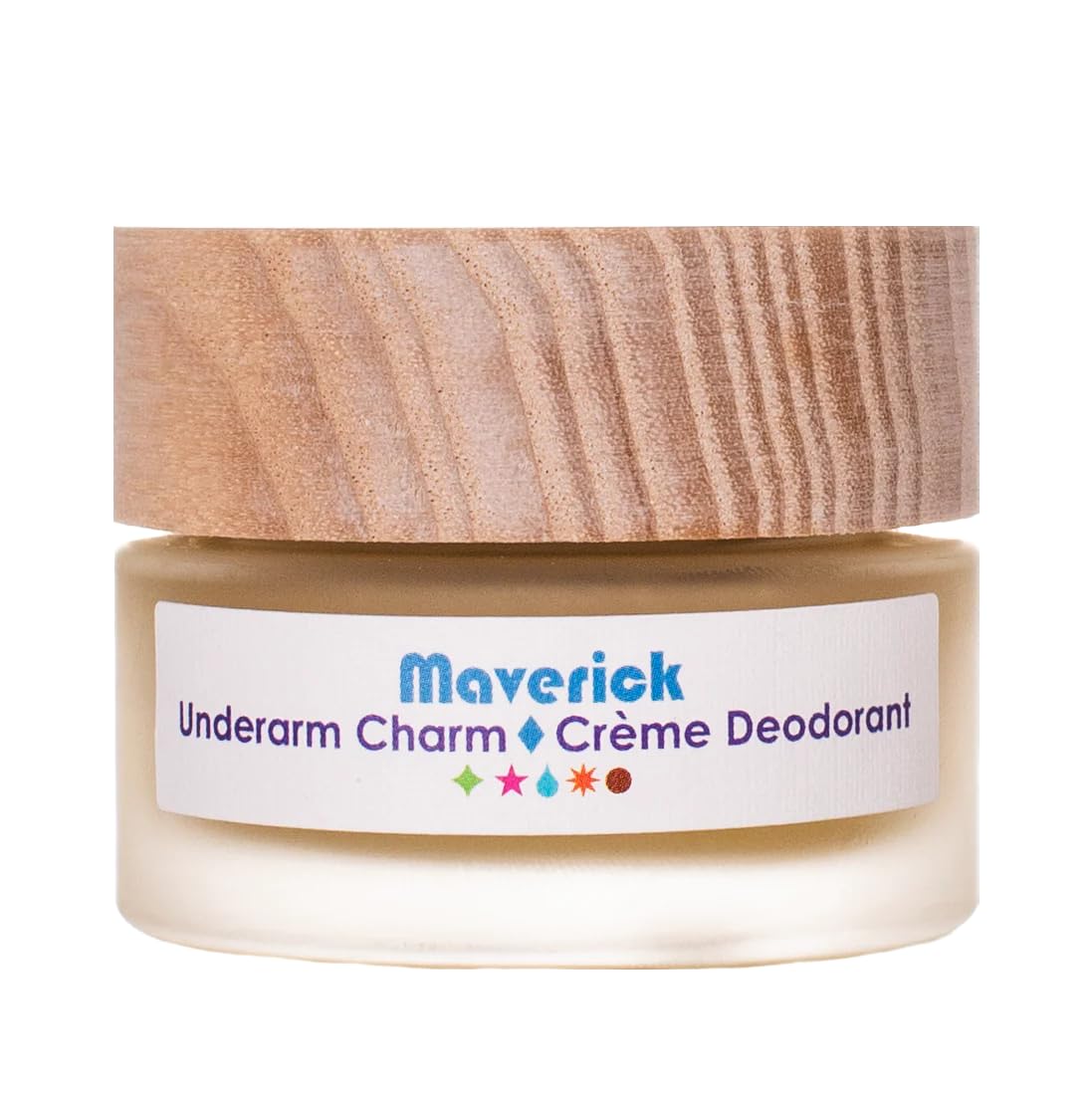 Organic Maverick Underarm Charm Cream Deodorant - Natural Vegan Clean Beauty | 1 oz (30 ml)