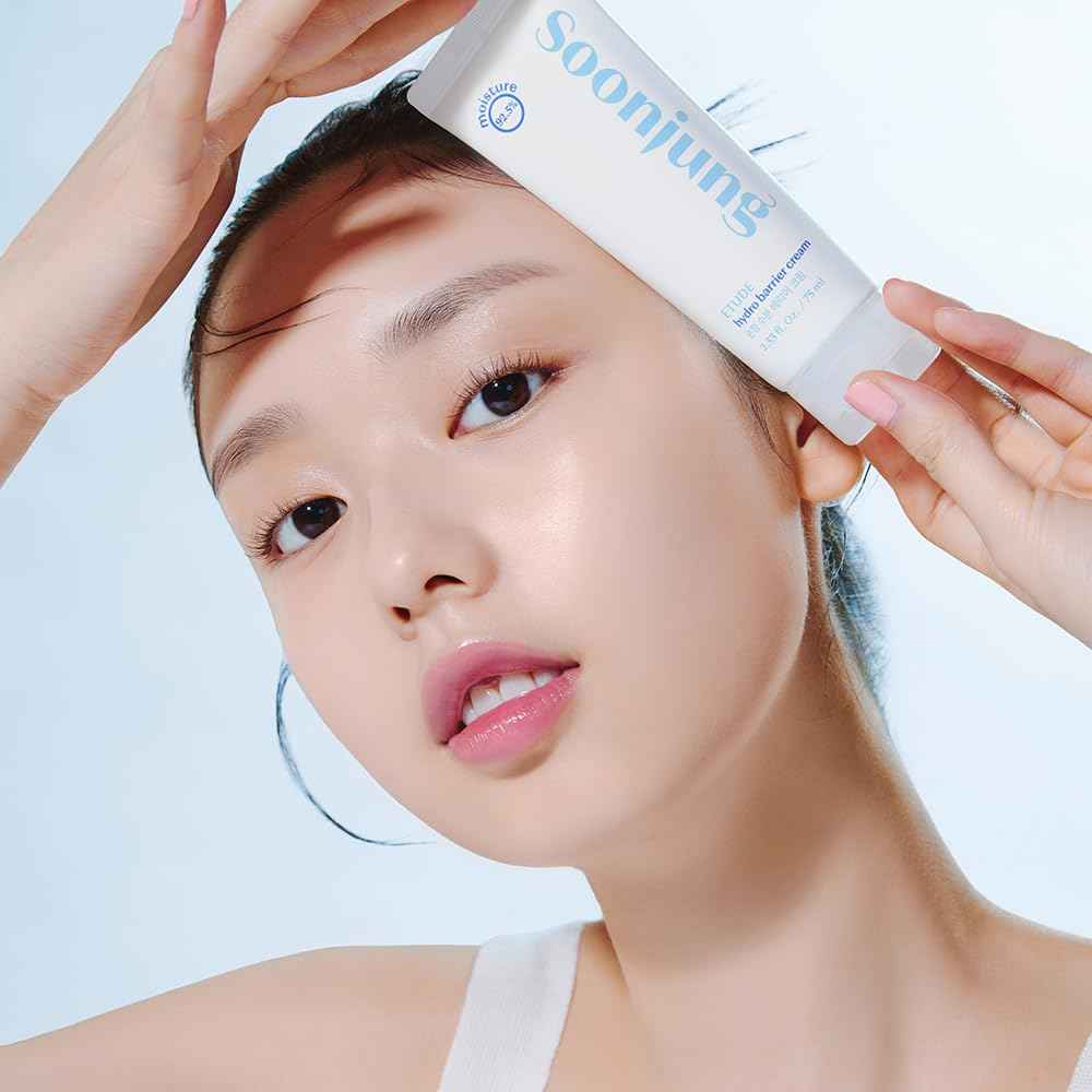 ETUDE SoonJung 10 Free Moist Emulsion, Face Moisturizer, Non-Sticky Lotion for Sensitive Skin, pH Balanced Formula, Panthenol, Madecassoside, Korean Skin Care, Beauty (4.39 Fl Oz)