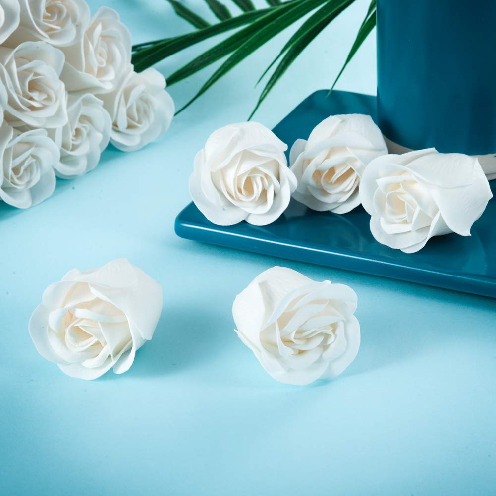 81PCS Soap Rose Flower - Flora Scented Soap Rose Flower - Plant Essential Oil Soap, for Anniversary/Birthday/Wedding/Valentine’s Day/Mother’s Day
