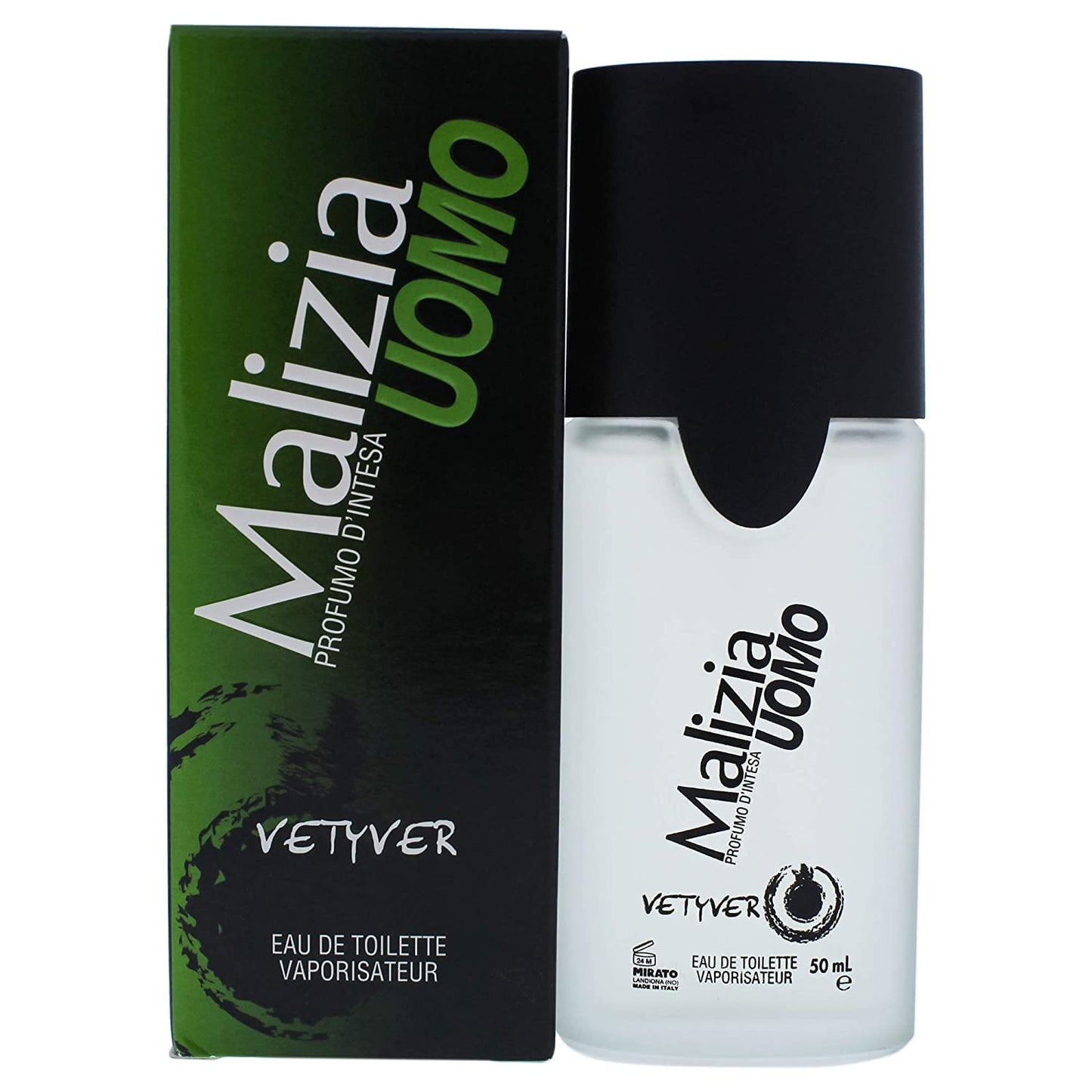 Vetyver Malizia Uomo Eau de Toilette Spray for Men - 1.7 Ounce Fragrance for Daily Wear