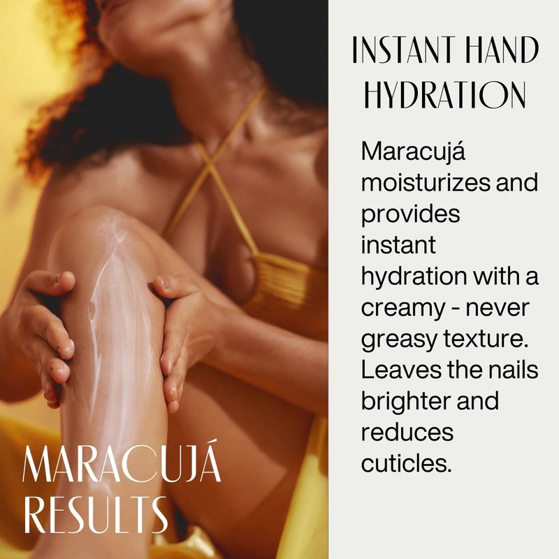 natura – Passion Fruit Hand Cream Travel Size – Soothing Balm – 24-Hour Hydration for Dry Hands – Fast Absorbing, Vegan Moisturizer – Calming & Nourishing Brazilian Hand and Cuticle Care- 1.41oz (40g)