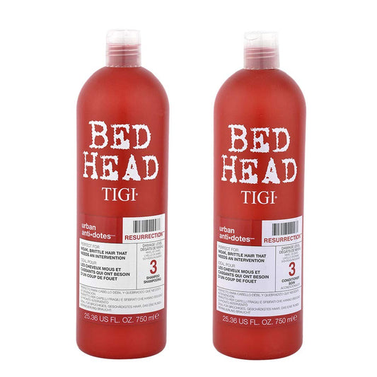 TIGI Bed Head Urban Antidotes Resurrection Shampoo and Conditioner for Damaged Hair 25.36 fl oz 2 count