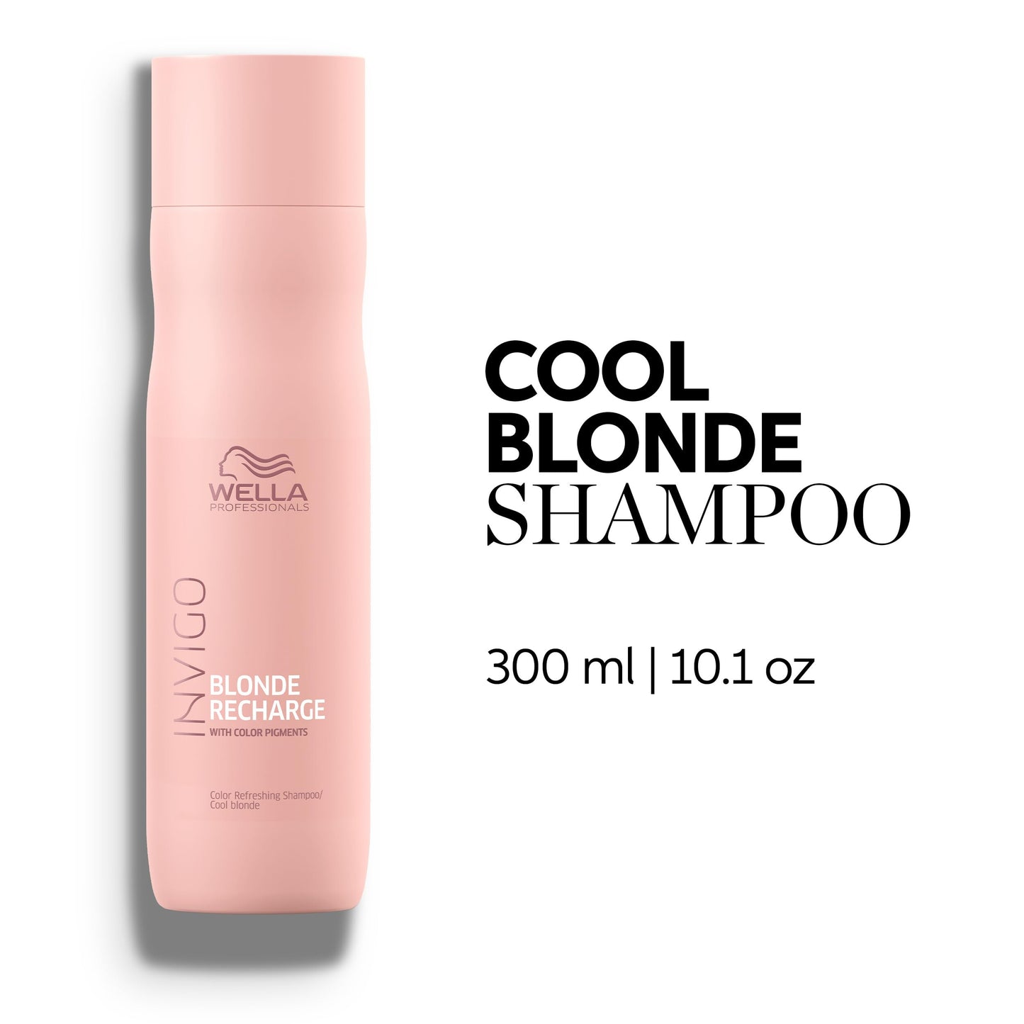 Wella Professionals Invigo Blonde Recharge Color Refreshing Shampoo | Refresh & Maintain Cool Blonde Hair Color | 10.1 Fl Oz