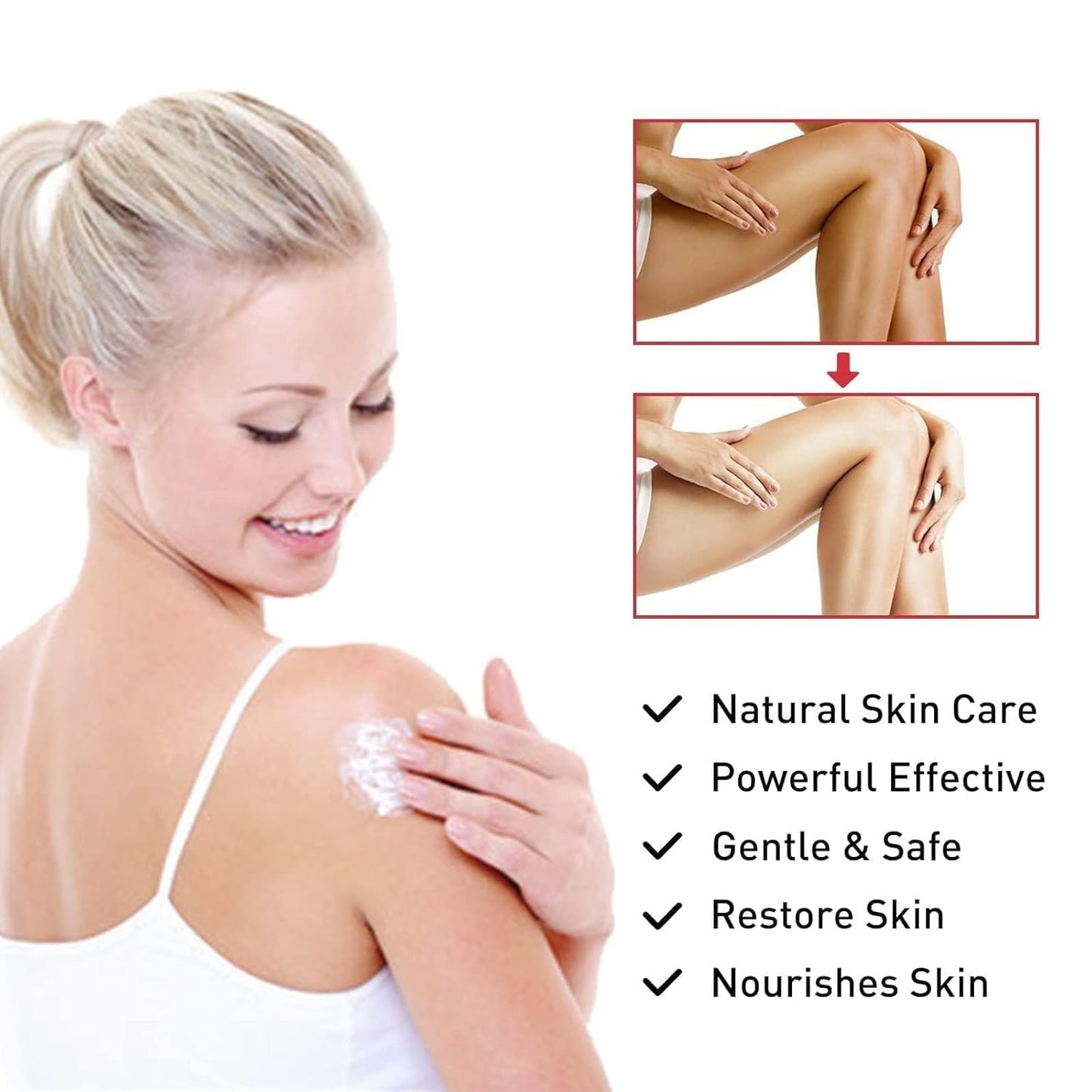 Skin VVhitening Cream for Intimate Areas – Vitamin C Body Care Cream for Dark Underarm, Armpit, Inner Thigh, Private Area, Elbow, Knees, Face, Bikini Line and Neck, Quick Results, 50 ML / 1.7 FLOZ