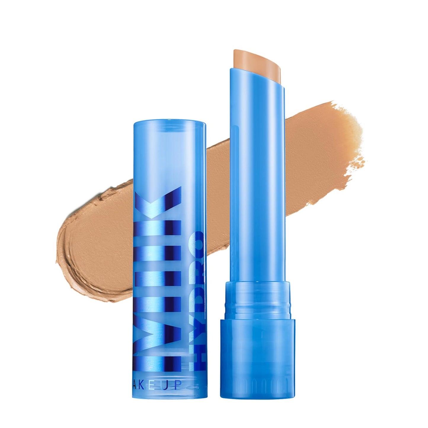 Milk Makeup Hydro Grip Gel Concealer with Hyaluronic Acid – 12HR Hydrating Concealer + Complexion Stick for Buildable Coverage with Dewy Finish – 5.25 Light Medium w/Neutral to Olive Undertones, .1oz