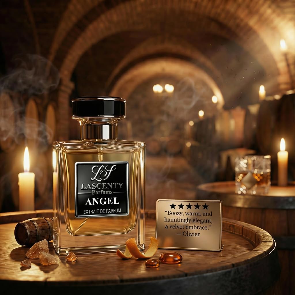 LaScenty ANGEL Inspired by K|.LIAN Angels' Share, Warm Spicy Gourmand Perfume and Cologne for Men and Women, Long Lasting Intense Fragrance with Strong High Projection, 50 ml EDP