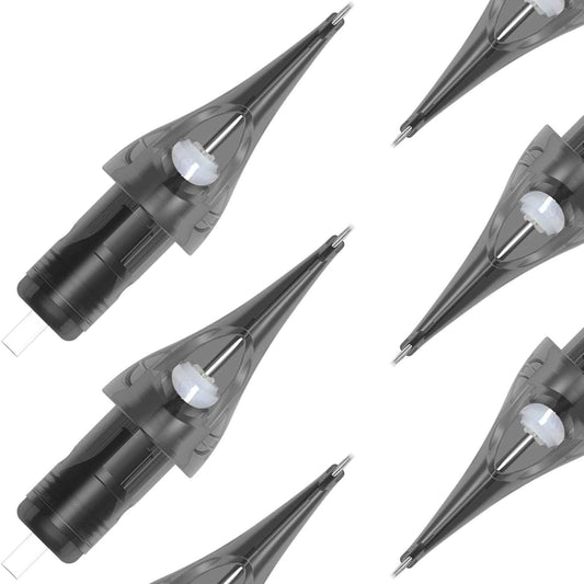 Tips Assorted Standard DIRK 20-Piece #10 1009RL Bugpin Tattoo Needles, Exceptional Workmanship, Bold Fine Line Disposable Set