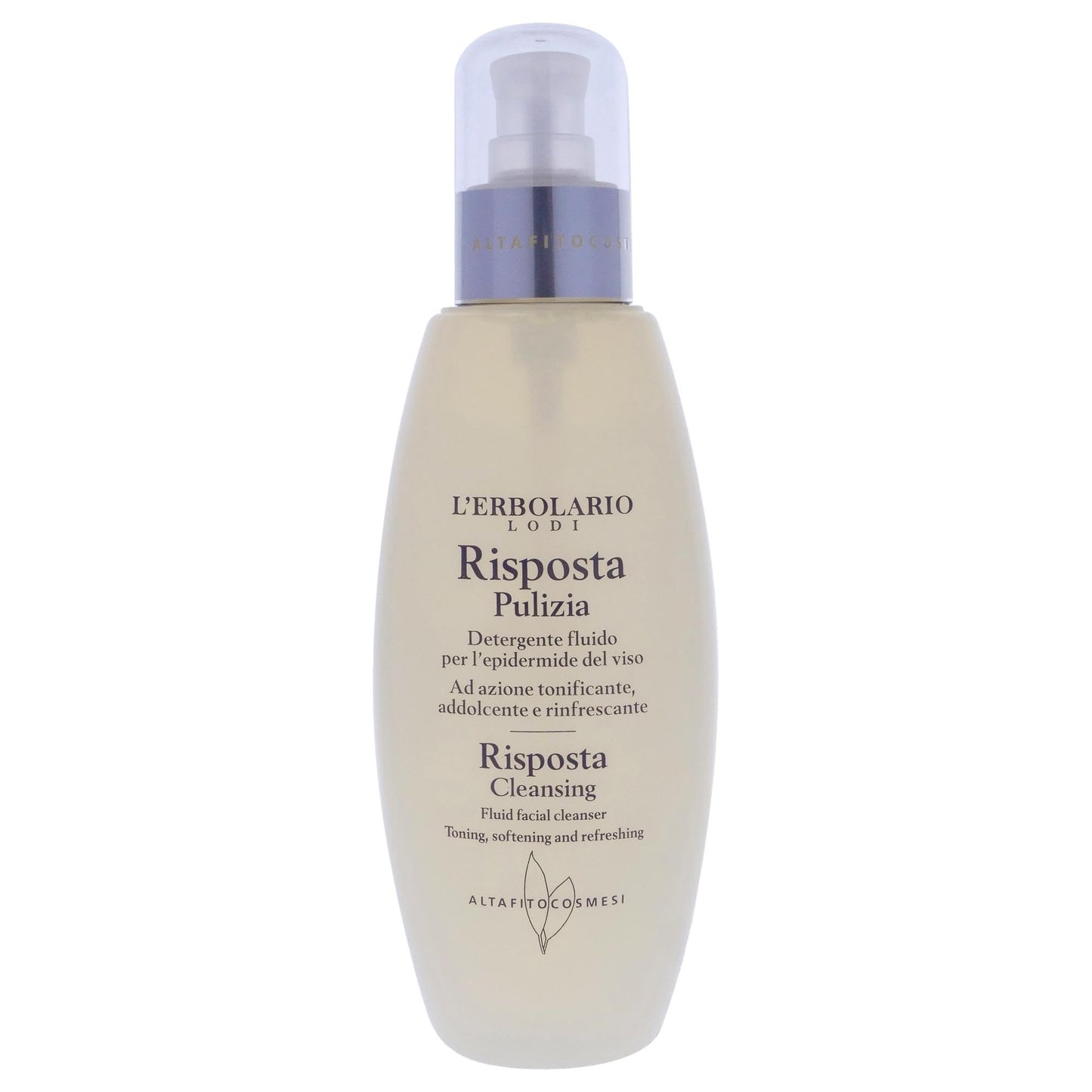 LErbolario Risposta Fluid Facial Cleanser, 6.7 oz - Facial Cleanser - Low-Foam Gel - Removes Makeup - Moisturizing and Nourishing - Cruelty-Free