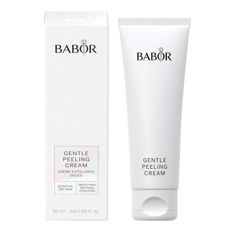 Babor Gentle Peeling Cream - Facial Scrub for Dry Sensitive Skin | Even Tone & Texture, 1.7 oz