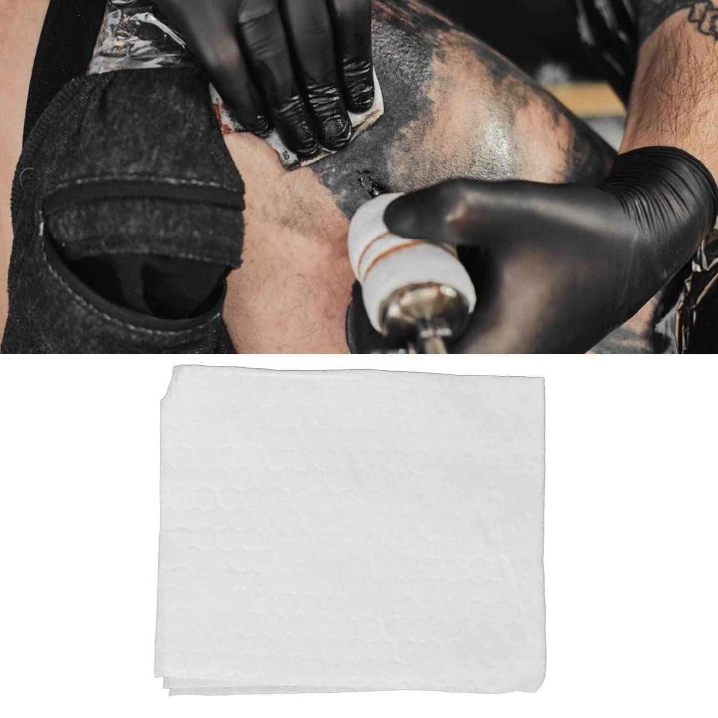 100pcs Wipe Paper Disposable Cotton, Strong Water Absorption, Cleansing Towel Tissue, Soft Skin Friendly for Tattoo, Makeup Removal Face Washing