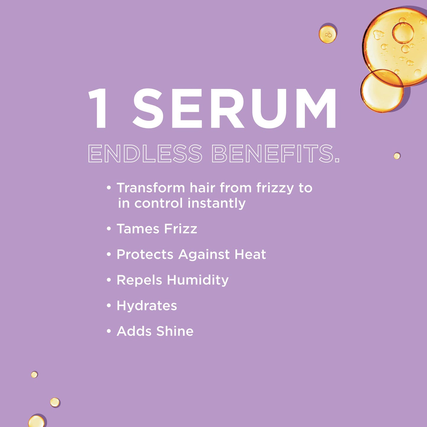 John Frieda Frizz Ease Original Hair Serum, Protecting Against Frizz, Heat, and Humidity While Adding Shine, Hydratesand Smooths Hair with Argan, Coconut, and Moringa Oil, 1.69 Oz, Pack of 2
