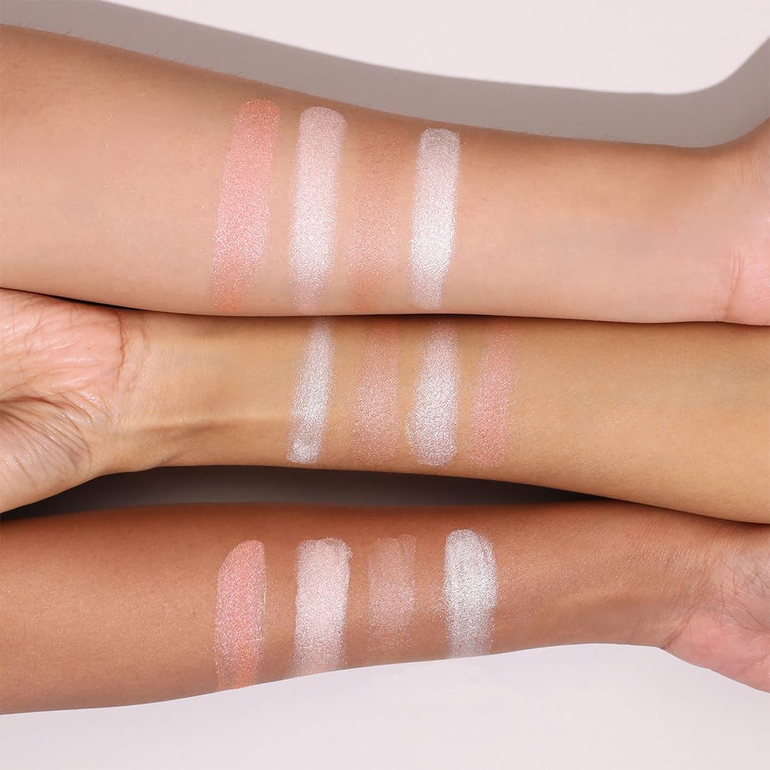 Makeup Revolution Cheek Kit, Take A Breather: 12 Shimmery Pink & Beige Cheek Shades in a Compact Palette