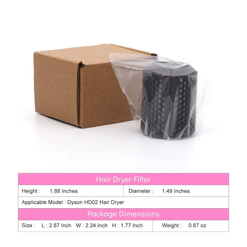 Magnetic Hair Dryer Filter Cover Replacement for Dyson Supersonic HD02 | Outer Strainer Filter Cage