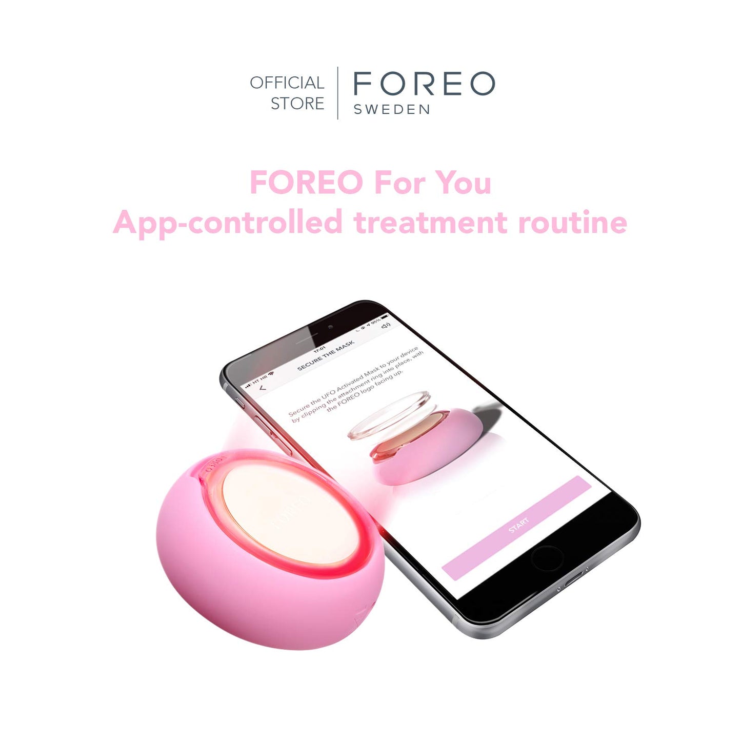 FOREO Glow Addict UFO-Activated Facial Mask - Hydrating Facial - Vitamin C & Vitamin E - For All Skin Types & Dull Skin - Antiaging - 6 pcs in Pack