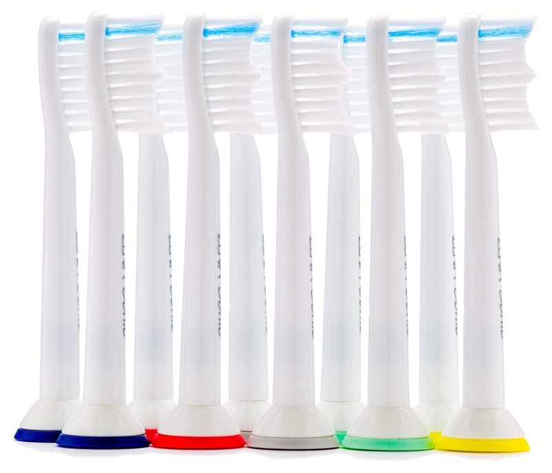 ZUVA (20-Pack) Electric Toothbrush Replacement Heads, Compatible with All Sonicare Snap-On Rechargeable Electric Toothbrushes.