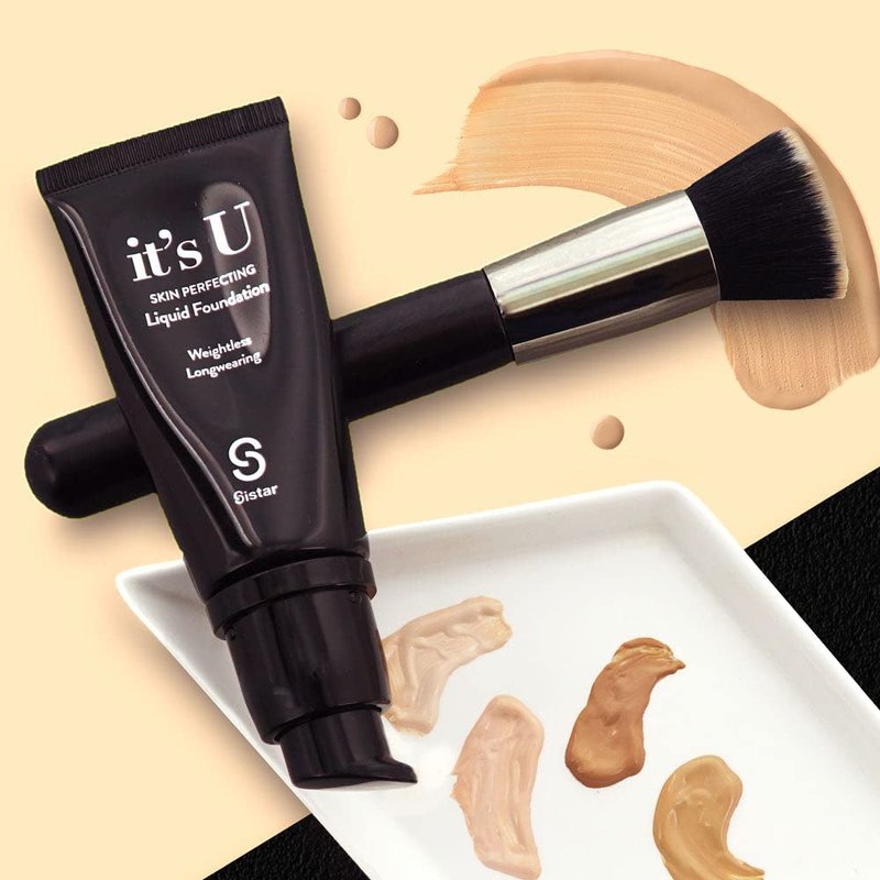 Sistar it's U Skin Perfecting Liquid Foundation Medium Coverage Buildable Weightless Longwearing Blendable 35 g / 1.23 oz. (Ivory)