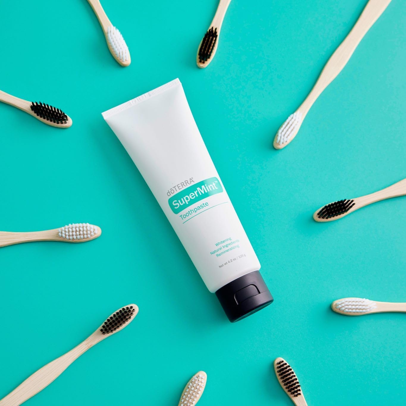 doTERRA SuperMint Toothpaste - Natural Whitening Formula | 125g Tube