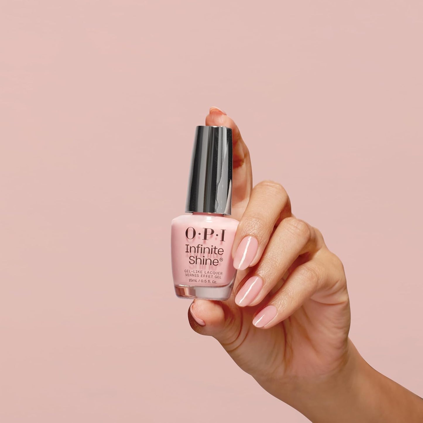 OPI Infinite Shine Passion - Sheer Soft Pink Crème Long-Lasting Gel Nail Polish | Vegan & Streak-Free