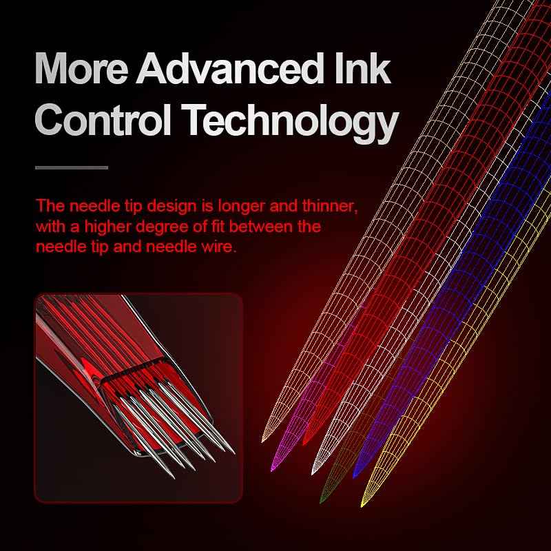 OG PRODUCE Tattoo Cartridge Needles 20Pcs Round Liner/Round Shader/Magum/Mix Bugpin Disposable Tattoo Needles Cartridge for Rotary Tattoo Machine Pen Gun (MIX)